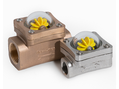 Schauglasanzeiger mit Rotor